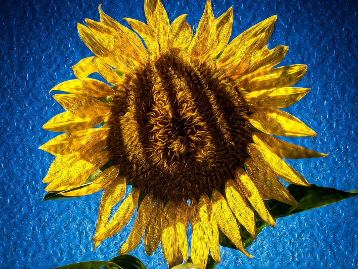 Sunflower Painting