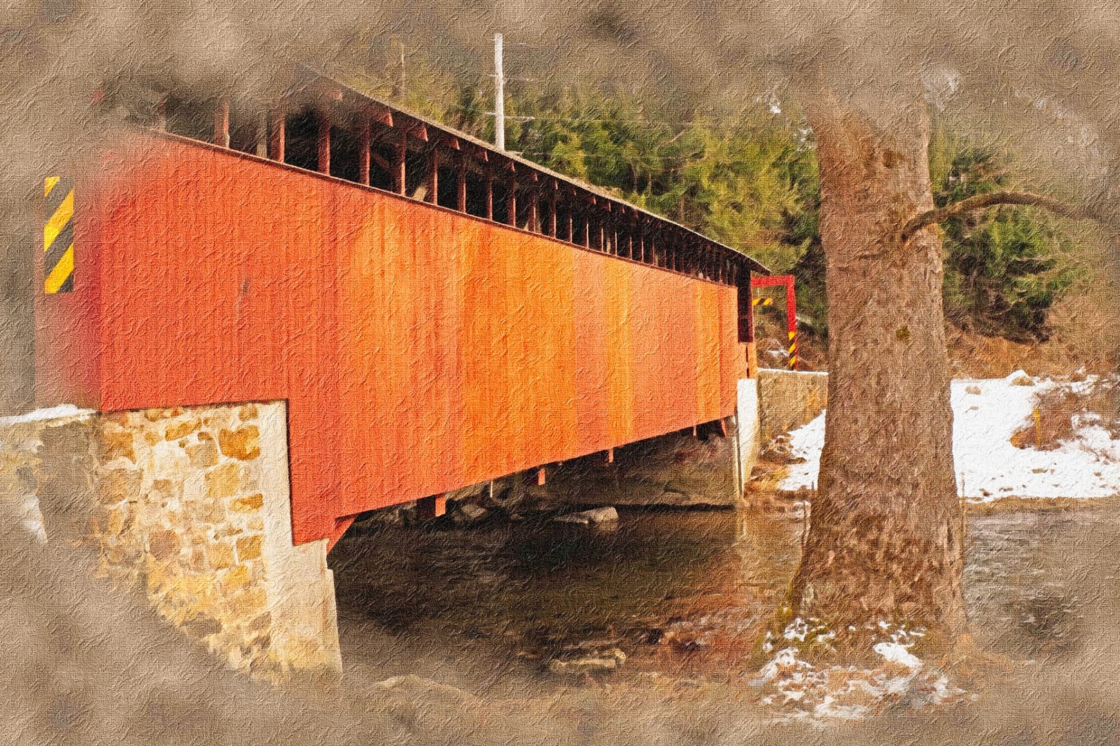 Covered-Bridge-Watercolor